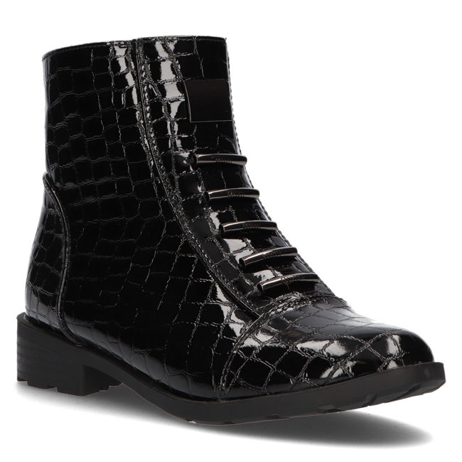 Černé kotníkové boty Filippo DBT301/21 BK