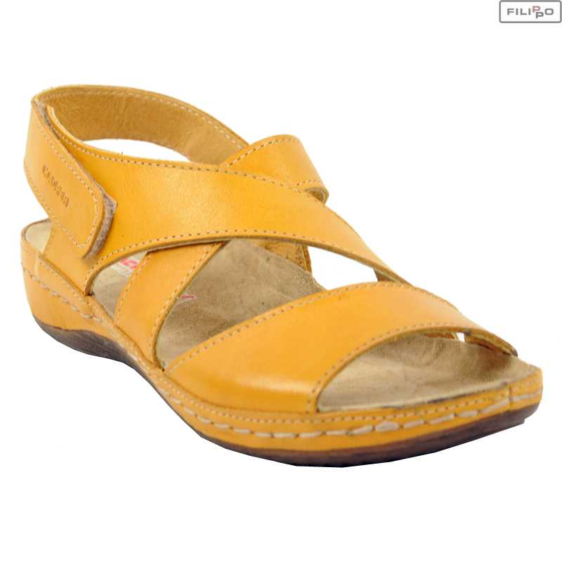 Sandály KACPER 2-2510 k138 žluté 8022577