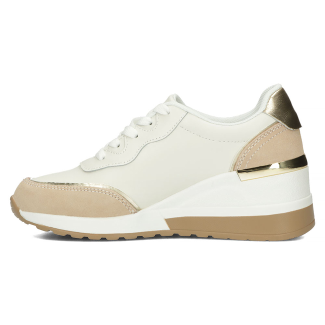 Bílé kožené sneakersy Filippo DP45660/23 WH BE
