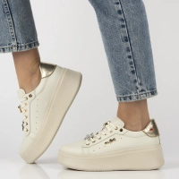 Béžové kožené sneakersy Filippo DP6790/25 BE