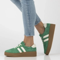Zelené kožené sneakersy Filippo DP6776/25 GE