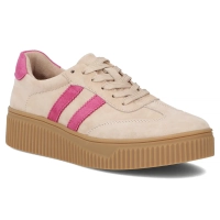 Béžovo-růžové kožené sneakersy Filippo DP6776/25 BE FH