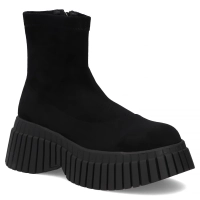 Černé kotníkové boty na platformě Filippo DBT8235/26 BK