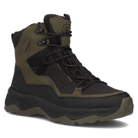 Černě Khaki trekové boty Filippo MTR6654/24 BK KH