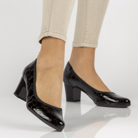 Kožený Lodičky Bioeco Pumps by Arka 5175/2307 černá