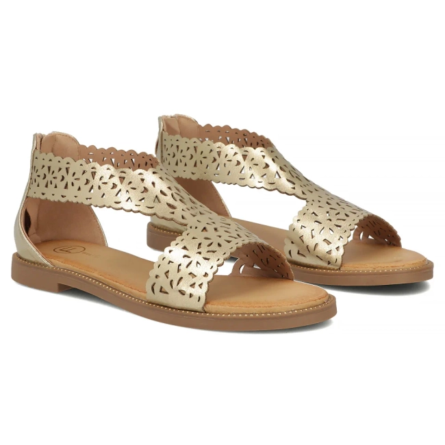 Zlaté sandály Filippo DS7889/26 GO
