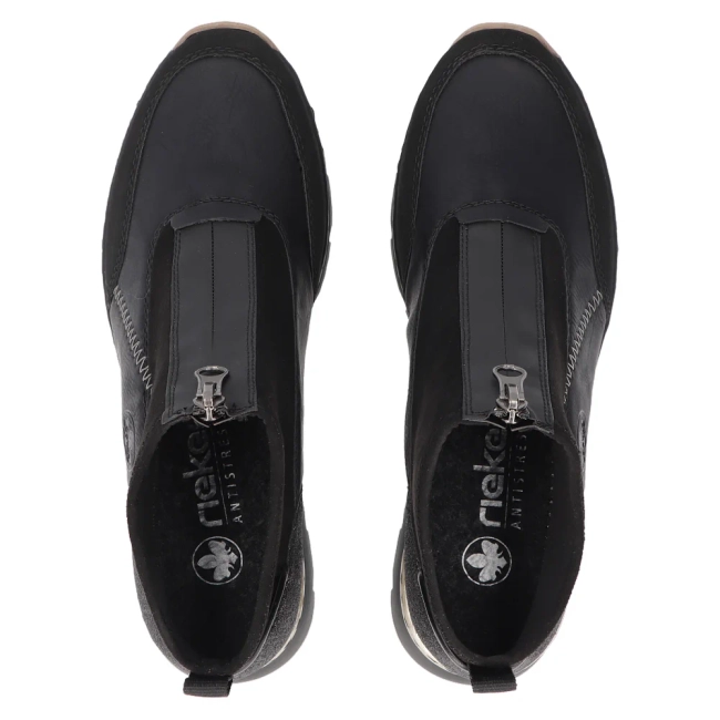 Černé sneakersy Rieker N6361-00