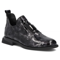 Šedé kožené kotníkové boty Filippo DBT7974/26 GR