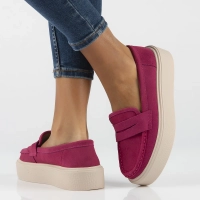 Fuchsia kožené polobotky FilippoDP6152/24 FH