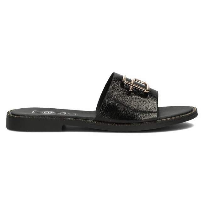 Černé pantofle Filippo DK3701/22 BK