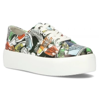 Multicolor kožené polobotky Filippo DP6115/24 MLT