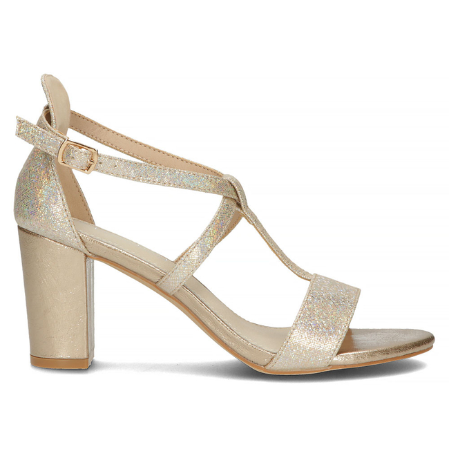 Zlaté sandály Filippo DS1276/22 GO