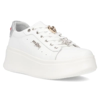 Bílé kožené sneakersy Filippo DP6790/25 WH