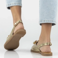Zlaté sandály Filippo DS7892/26 GO