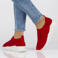 Červené dámské sneakersy Filippo DTN2182/21 RD