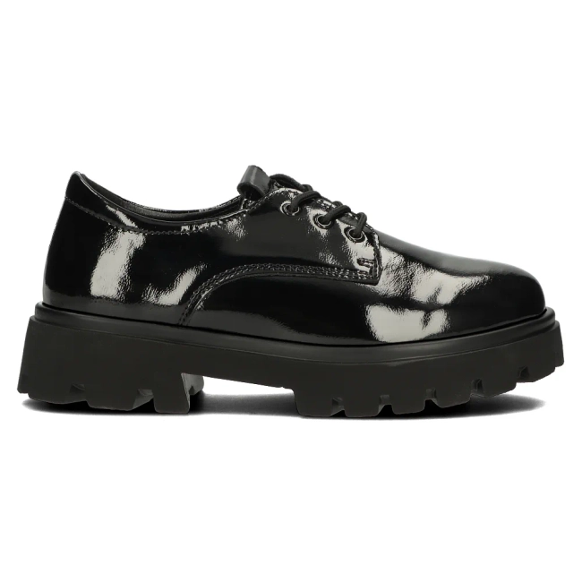 Černé kožené polobotky Filippo DP4729/23 BK L