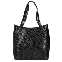 Černá kabelka black croco