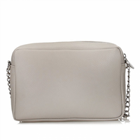Toscanio Leather bag B6 světle šedá
