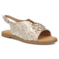 Zlaté sandály Filippo DS7894/26 GO