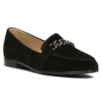 Černé kožené mokasíny Filippo DP3626/22 BK