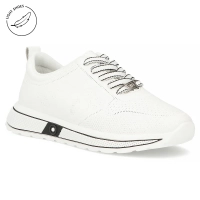 Bílé kožené tenisky Filippo DP7612/26 WH