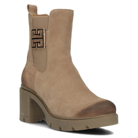 Semišové kotníkové boty Filippo 60396 Taupe