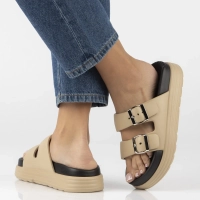 Béžové pantofle Filippo DK7914/26 BE