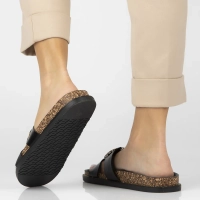 Černé pantofle Filippo DK6972/26 BK