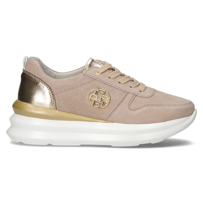 Béžové kožené sneakersy Filippo DP3505/22 BE