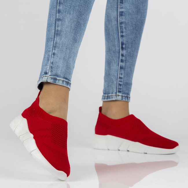 Červené dámské sneakersy Filippo DTN2182/21 RD