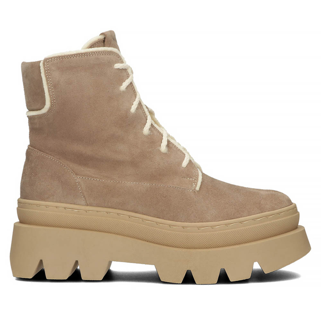 Semišové kotníkové boty Filippo 60404 Taupe