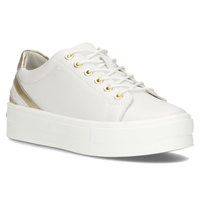 Kožené polobotky FILIPPO DP3530/22 WH bílé