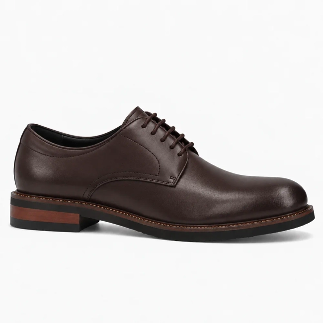 Hnědé kožené polobotky Filippo MP8009/26 D BR