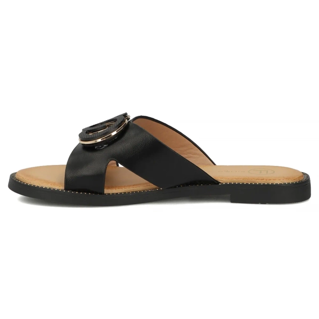 Černé pantofle Filippo DK7890/26 BK