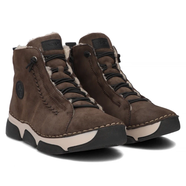 Hnedé boty Rieker 45912-25