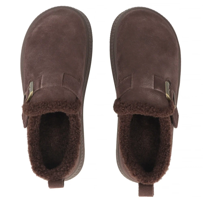 Tmavě hnědé kožené tenisky Filippo DP7946/26 D BR