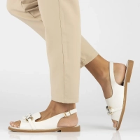 Bílé sandály Filippo DS6232/24 WH