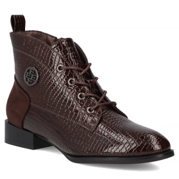 Hnědé kotníkové boty Filippo DBT4824/26 BR