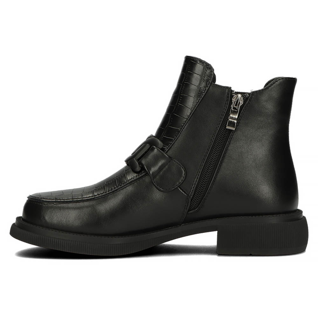 Černé boty Filippo DBT4076/22 BK