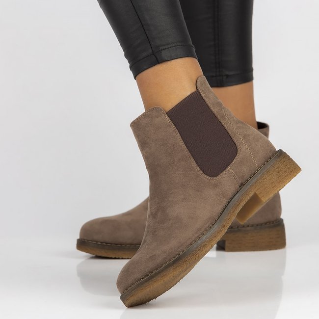 Kozačky Filippo DBT3010/21 TP taupe