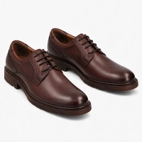 Hnědé kožené polobotky Filippo MP8013/26 BR