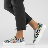 Multicolor kožené polobotky Filippo DP6115/24 MLT