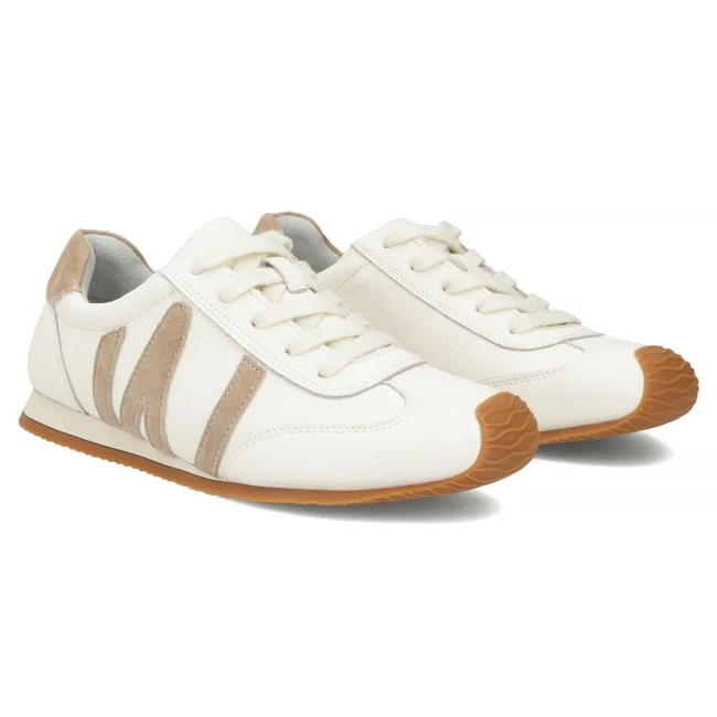 Bílé kožené tenisky Filippo DP7963/26 WH