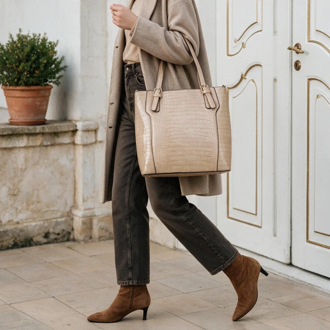 Khaki kabelka Allure