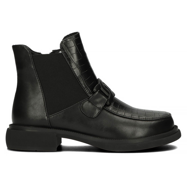 Černé boty Filippo DBT4076/22 BK