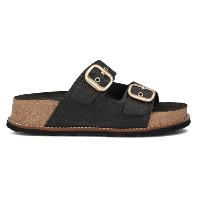 Černé pantofle Yokono OCA-013 OPA NEGRO