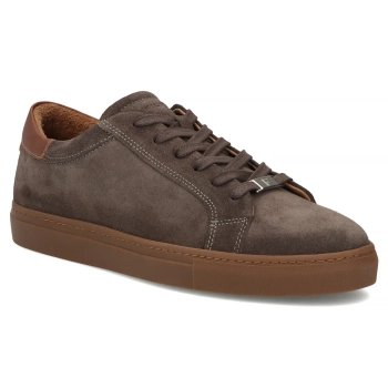 Taupe kožené tenisky Filippo MP8273/26 TP