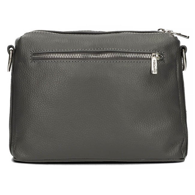 Toscanio Leather bag E16 šedá