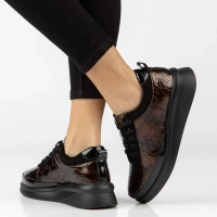 Hnědé kožené polobotky Filippo DP8097/26 BR