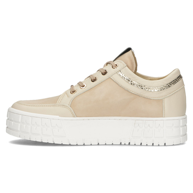 Kožené sneakersy Filippo 149 béžoé